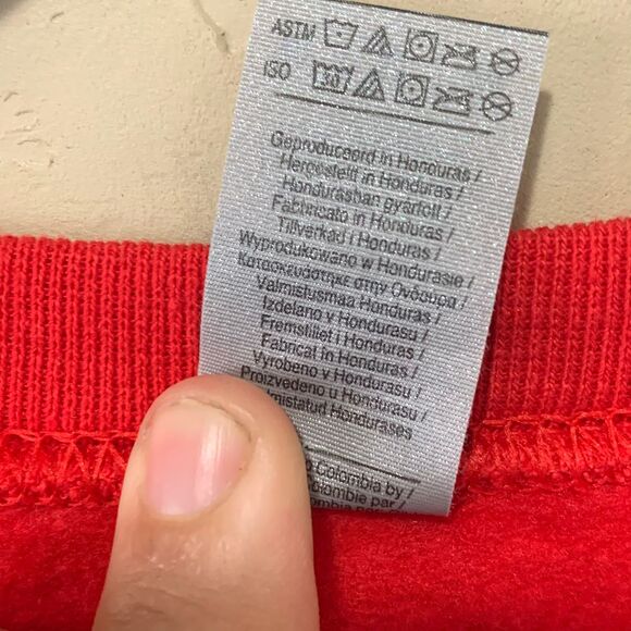 Gildan Crewneck Santa Claus Ugly Christmas Sweater Sz Medium Holiday Party - Picture 4 of 6